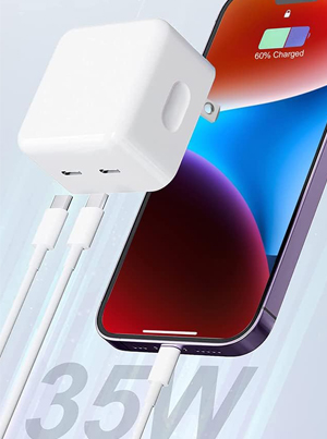 35W Dual USB C Charger 300x403