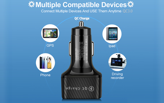 6 ports USB Car Charger 570x360